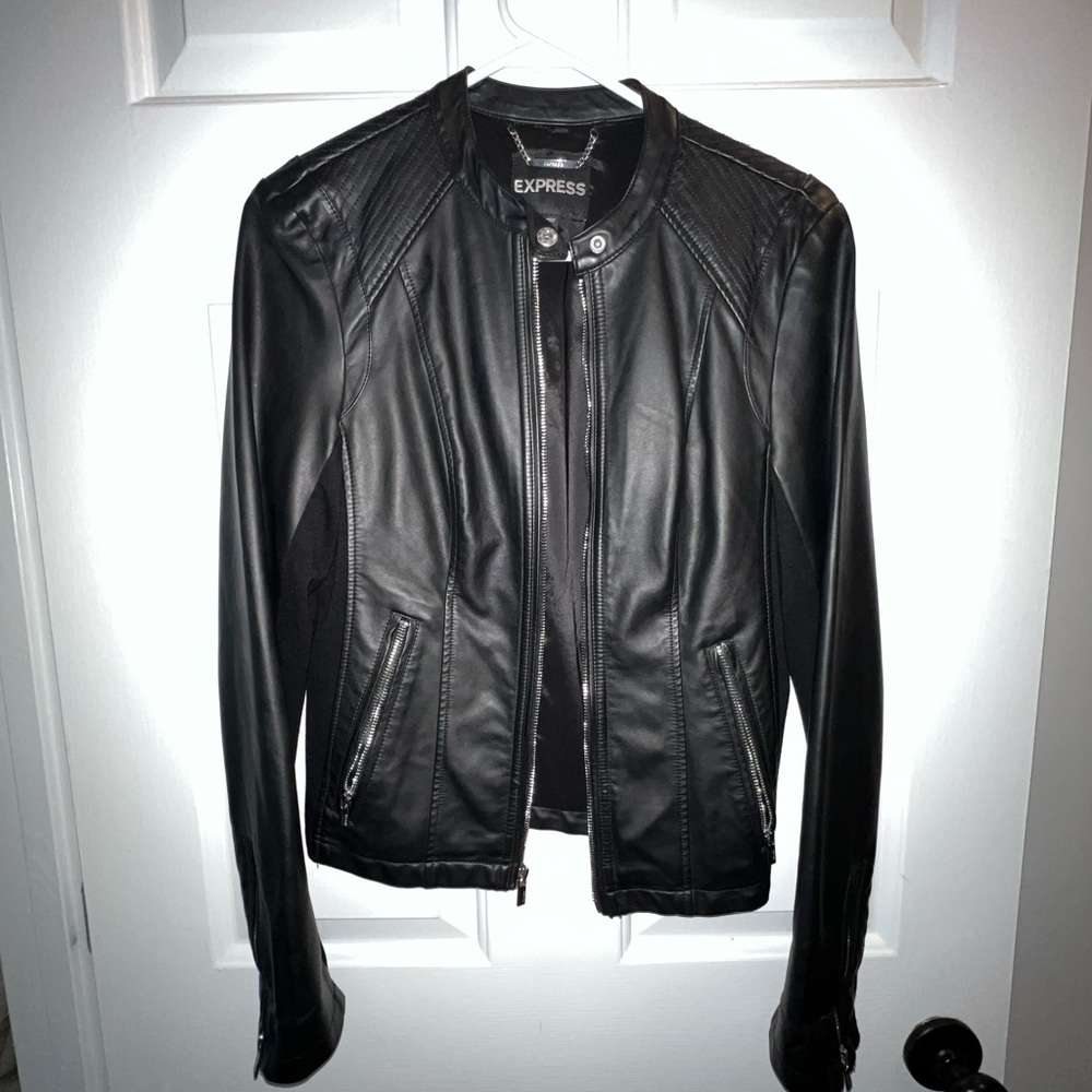 Express leather jacket